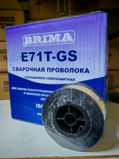 Проволока порошковая E71TGS д=1,0мм (5кг) Brima