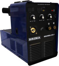 Полуавтомат MIG-250-1 BRIMA (220В; 50-250А, ПН 60%; 33КГ;0.8-1мм КАССЕТА 15 КГ; МОНОБЛОК) С ГОРЕЛКОЙ