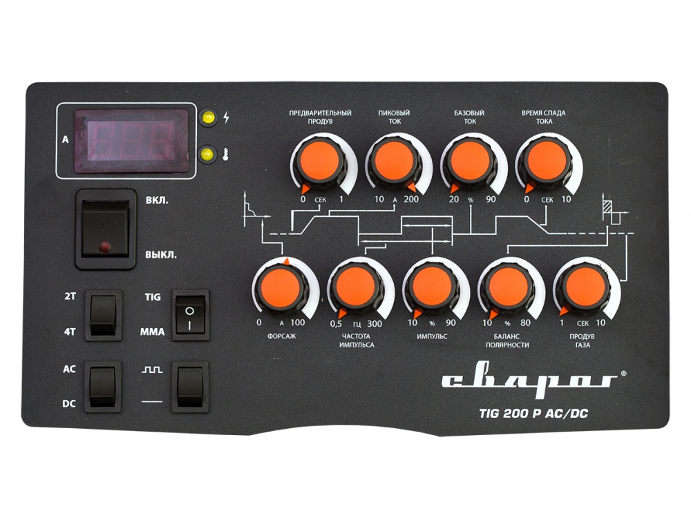Инвертор для АДС TIG-200P AC/DC"Tech" (E101) (Сварог)